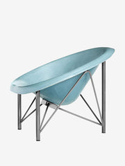 Blue Modern Square Linen Upholstered Storage Ottoman Foot Rest Stool Seat with Legs For Home